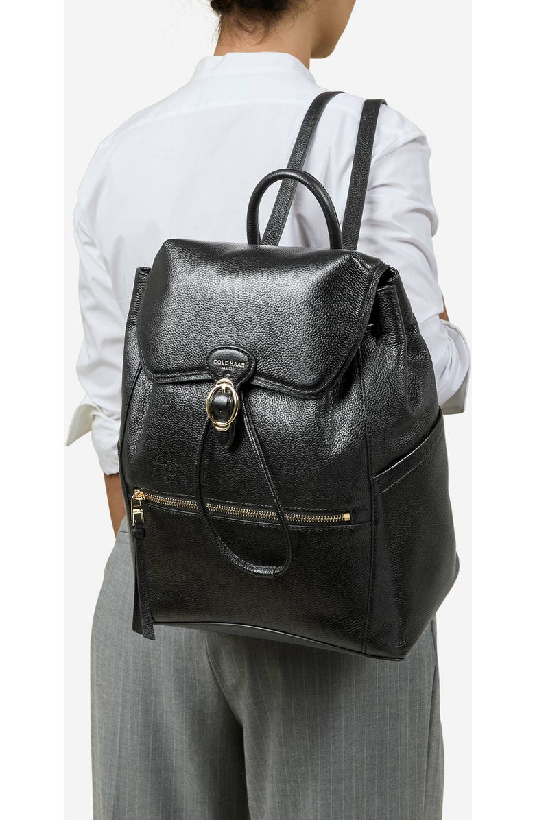 Cole Haan Alexandria Medium Backpack, Alternate, color, Black