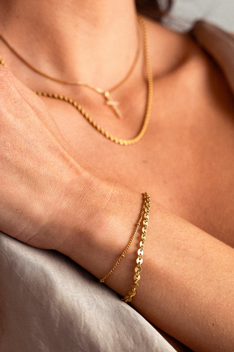 Poppy Stacking Bracelet Set, Alternate, color, Gold-Tone