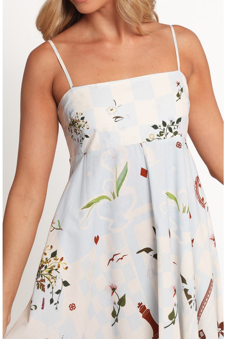 Emmeline Floral Maxi Dress, Alternate, color, BLUE FLORAL