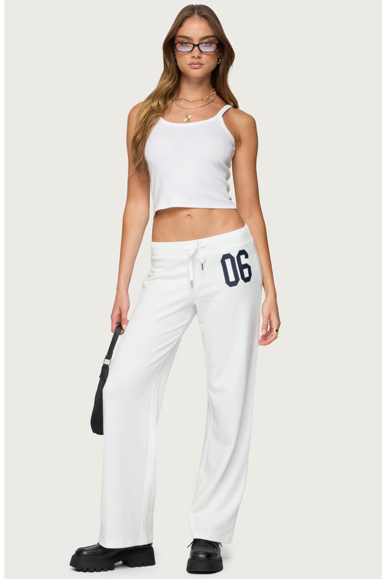 '06 Sweatpants, Alternate, color, WHITE