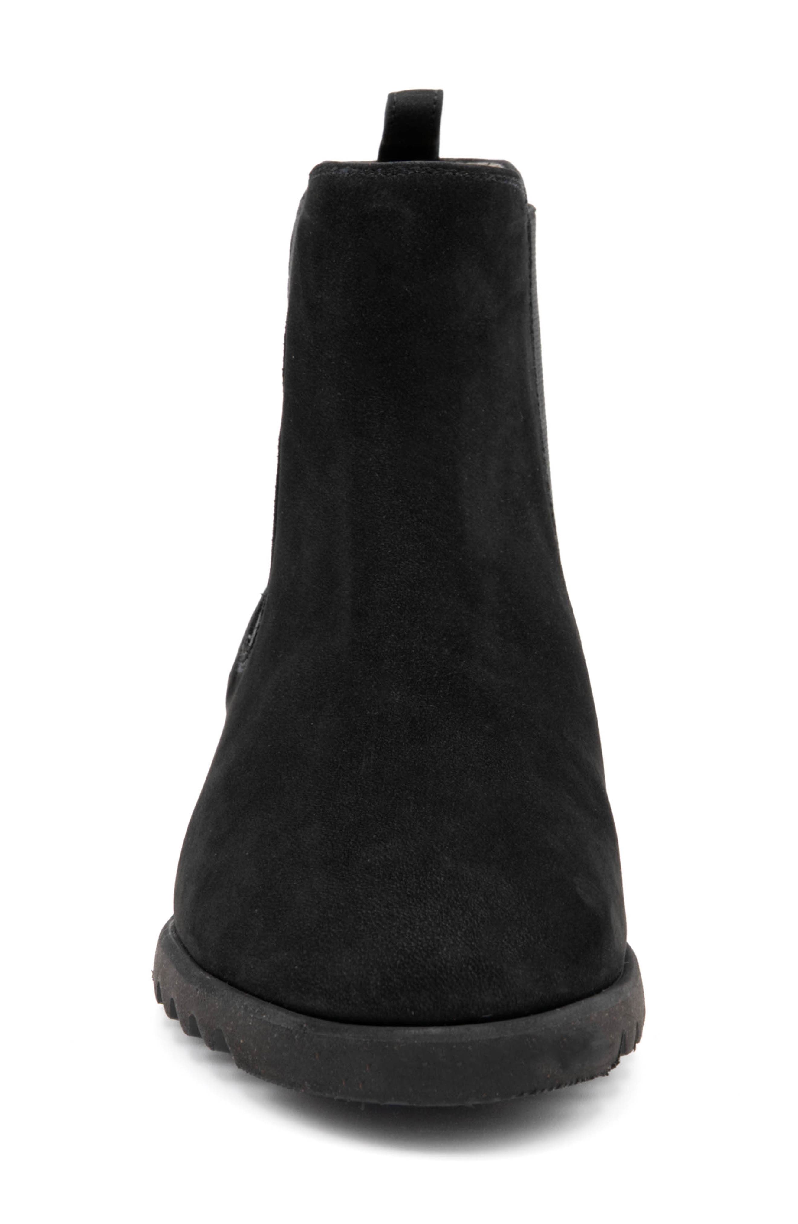 Amalfi by Rangoni Elios Platform Chelsea Boot, Alternate, color, Black Long Beach