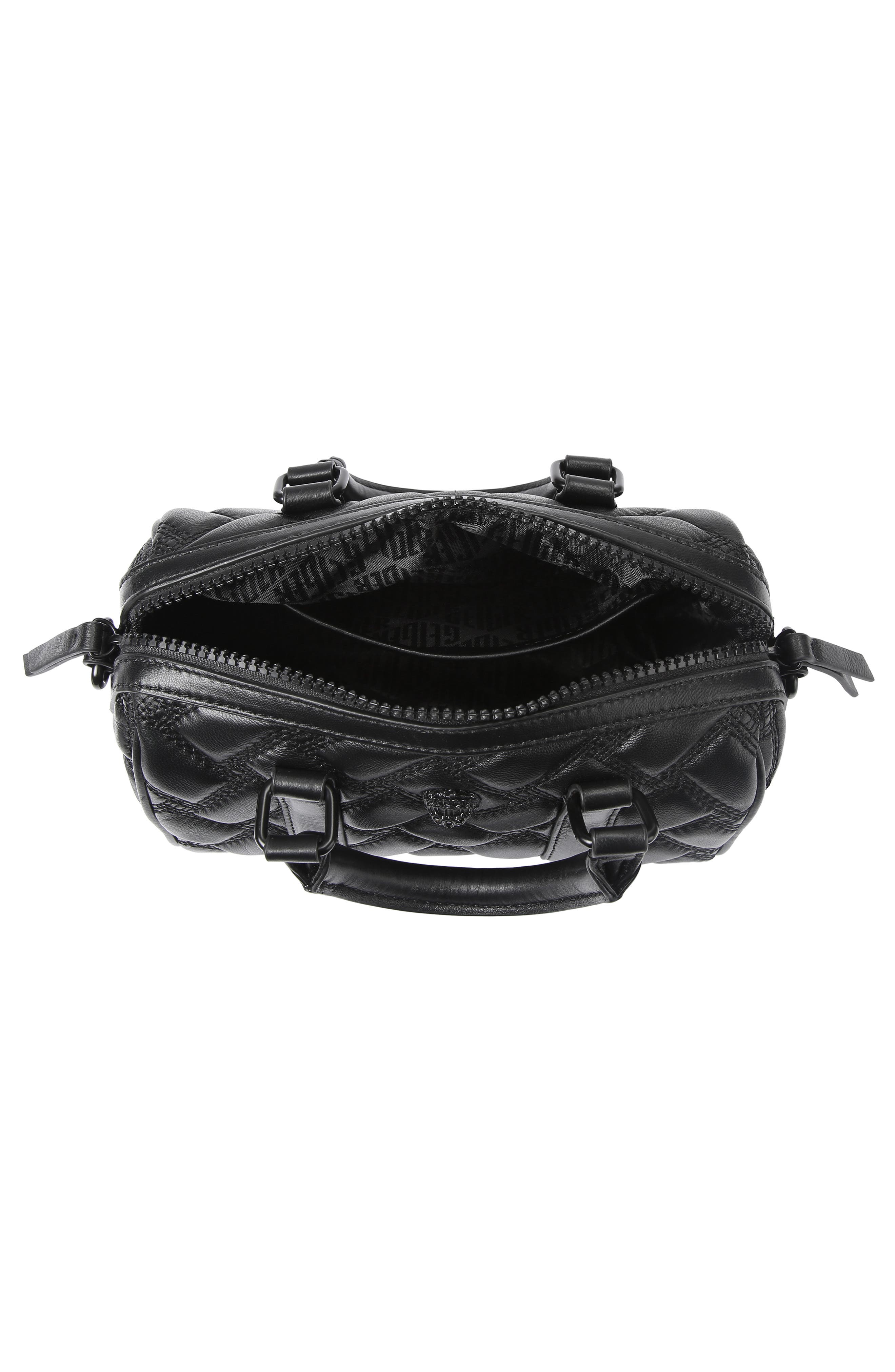 Kurt Geiger London Kensington Boston Drench Quilted Leather Crossbody Bag, Alternate, color, 