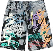 Cult of Individuality Grunge Distressed Denim Shorts