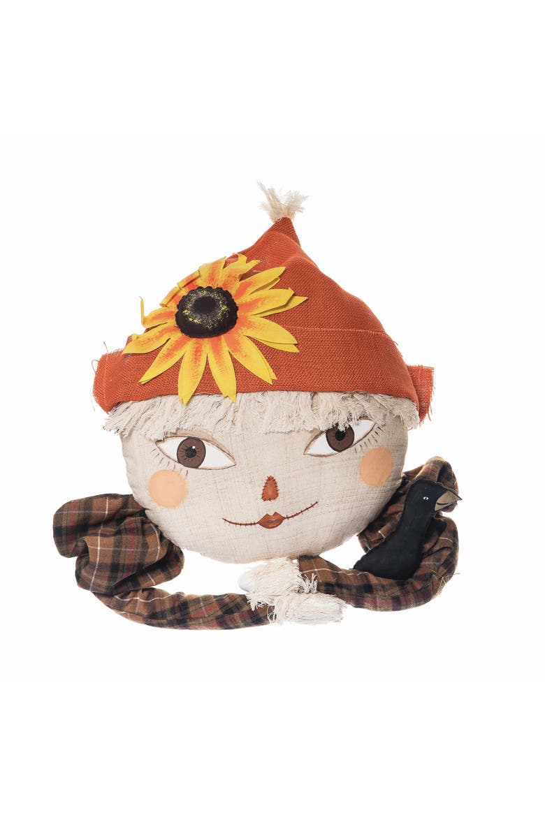 Hazel Zombinaland Halloween Decorative Figurine Pillow, Main, color, Orange