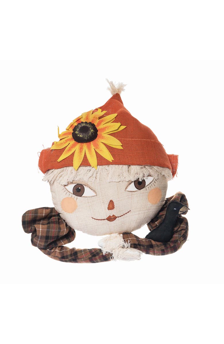 Gallerie II Hazel Zombinaland Halloween Decorative Soft Figurine Pillow, Main, color, Orange