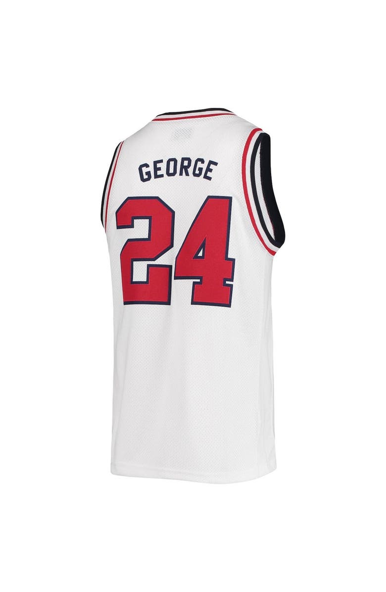 Retro Brand Men's Original Retro Brand Paul George White Fresno State Bulldogs Commemorative Classic Basketball Jersey, Alternate, color, 