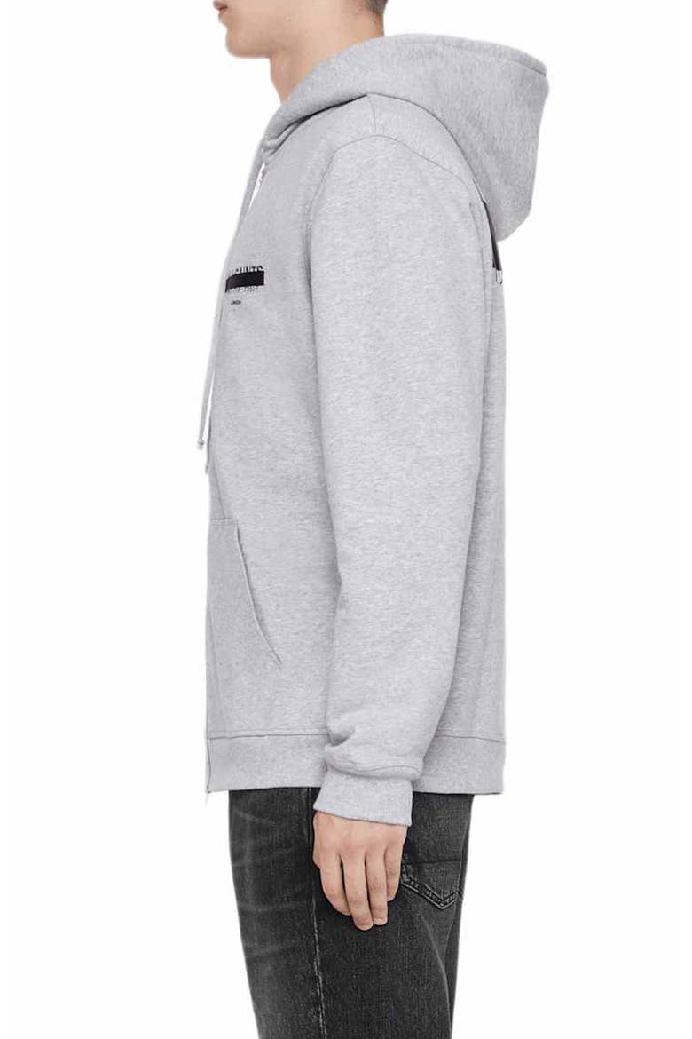 Redact Zip Hoodie, Alternate, color, GREY MARL
