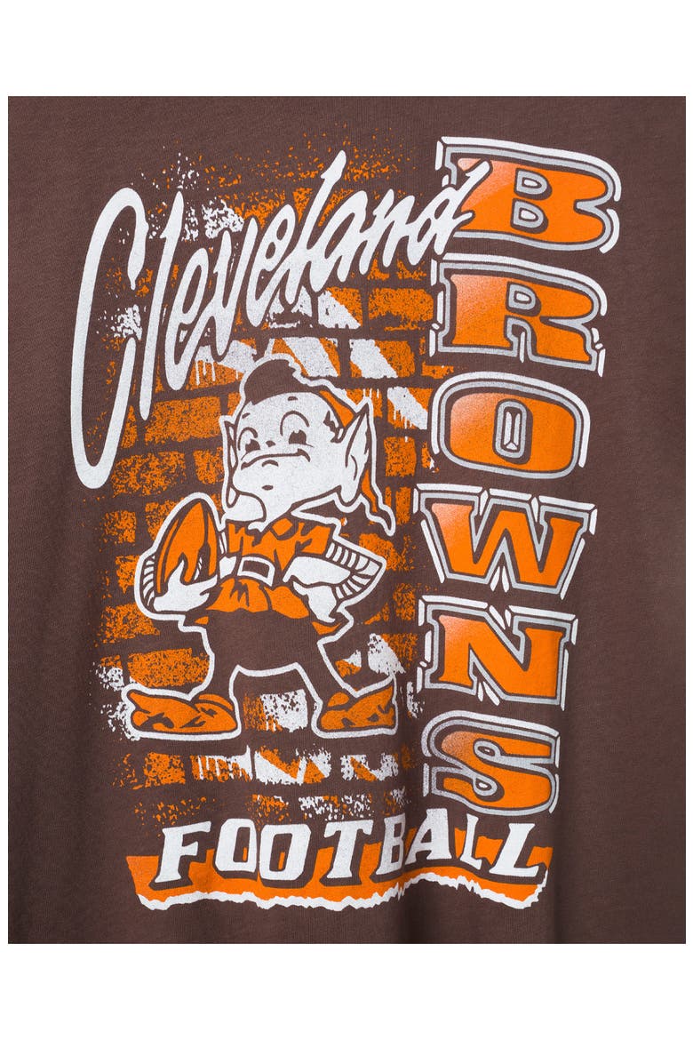 Cleveland Browns Graphic T-Shirt, Alternate, color, DARK CHOCOLATE