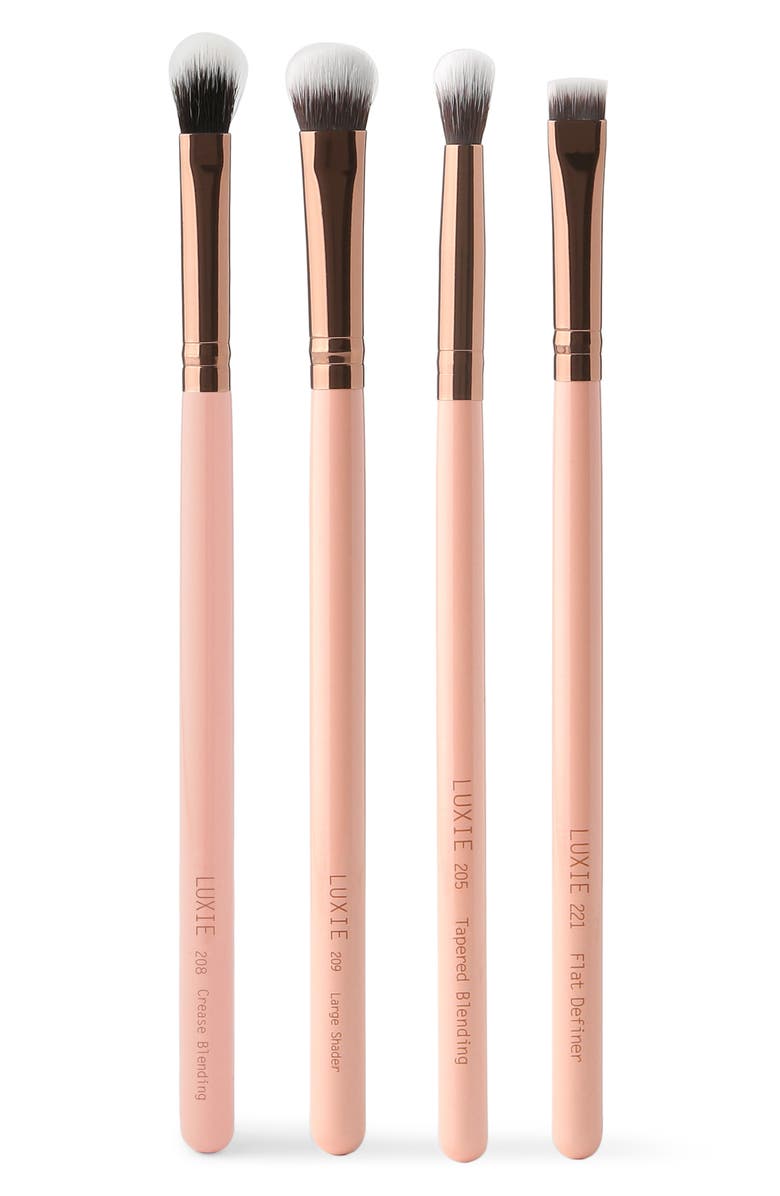 Luxie Rose Gold Eye Brush Set, Main, color, 