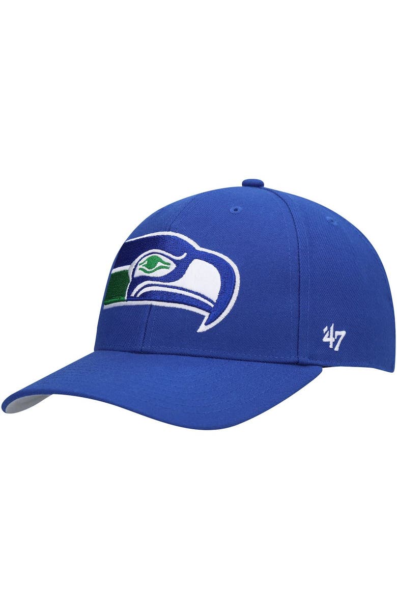 '47 Men's '47 Royal Seattle Seahawks MVP Adjustable Hat, Main, color, 