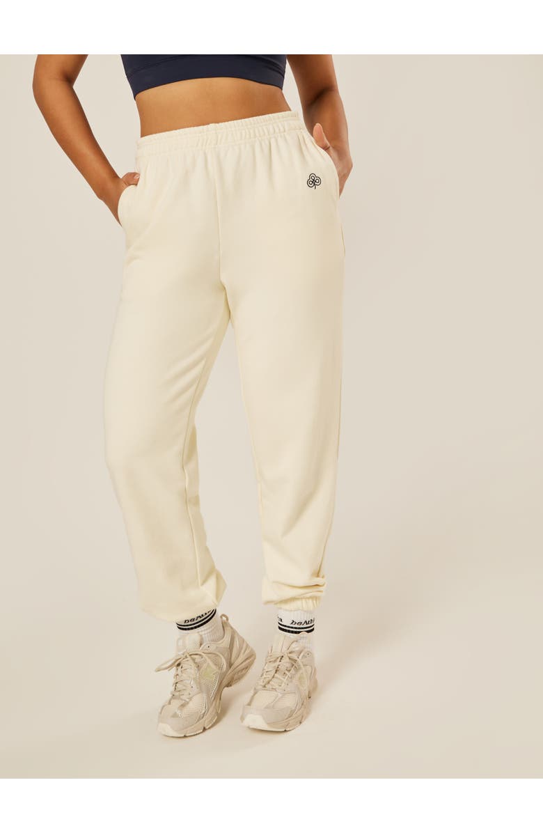 Be Athletica Varsity Athletica Cuffed Joggers, Main, color, Marshmallow