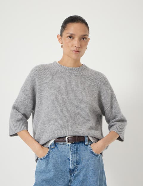 Cherrie Chunky 100% Cashmere Tee