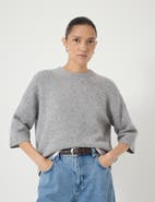 Hush Cherrie Chunky 100% Cashmere Tee