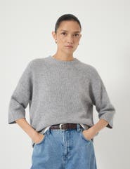 Hush Cherrie Chunky 100% Cashmere Tee