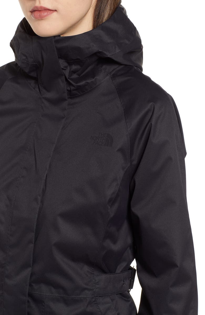 The North Face City Breeze Waterproof Trench Raincoat, Alternate, color,