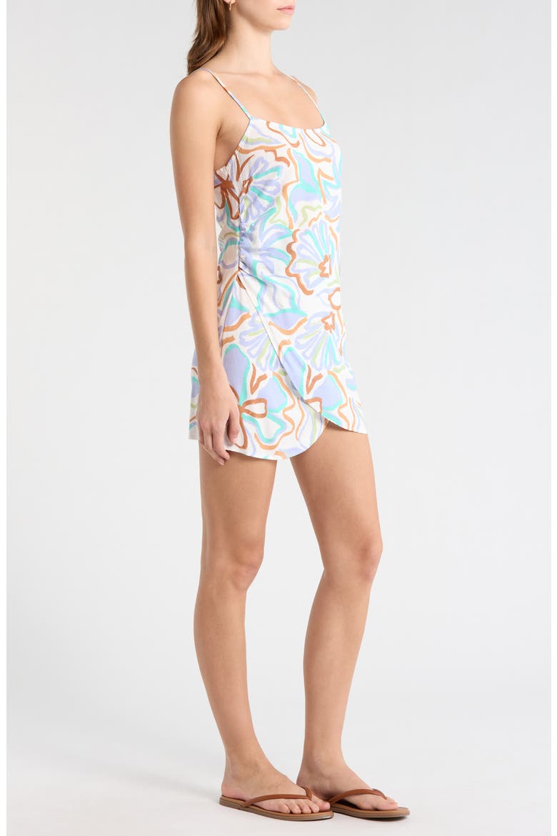 By Your Side Print Sleeveless Minidress, Alternate, color, WHITE MULTI