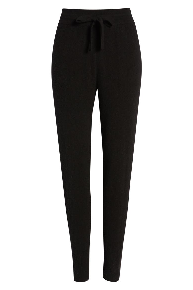 PROJECT NAADAM Cashmere Joggers, Alternate, color, BLACK