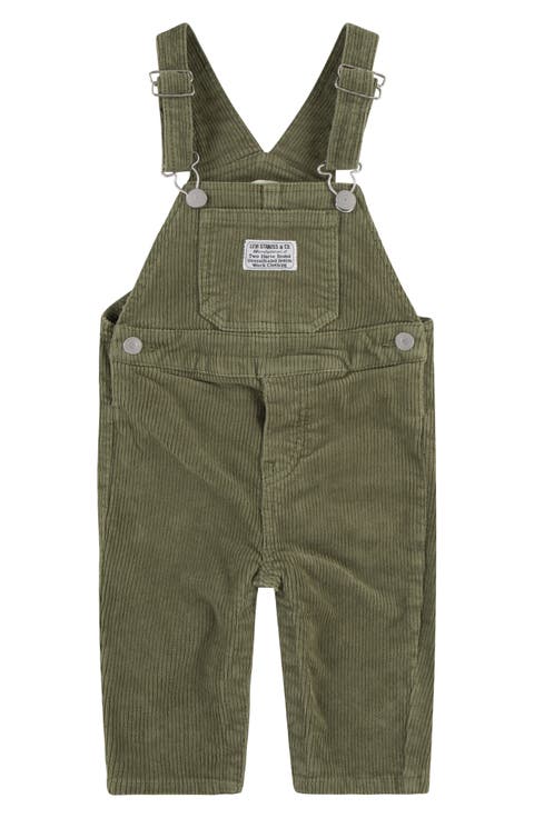 Stretch Cotton Corduroy Overalls (Baby)