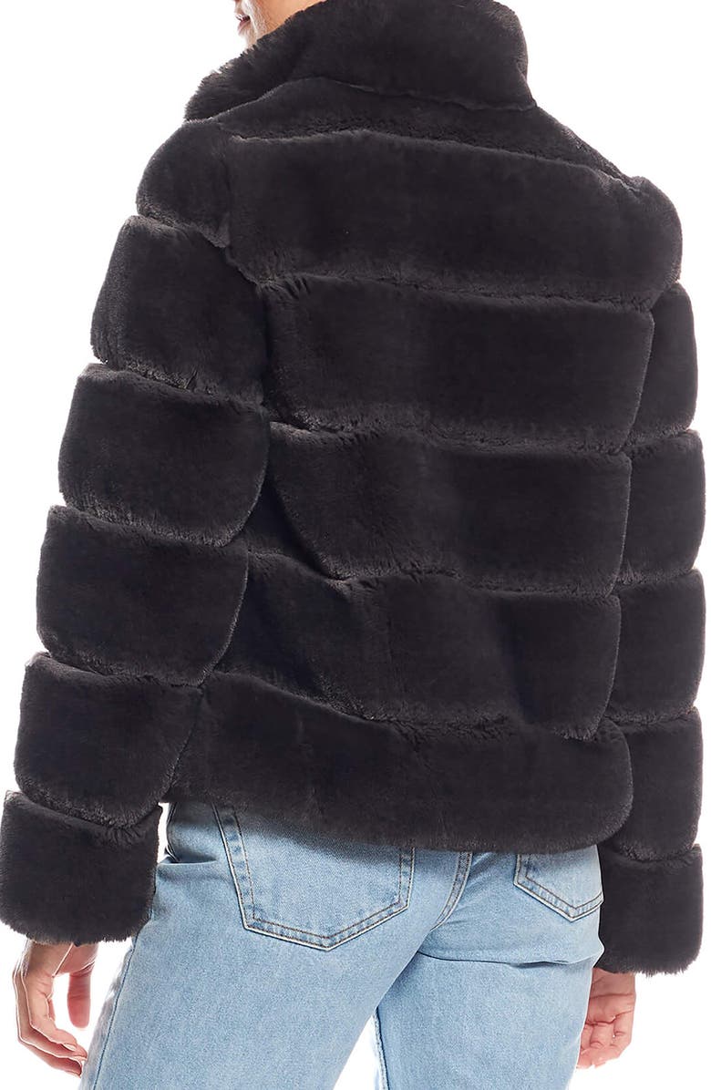 DONNA SALYERS FABULOUS FURS Posh Quilted Faux Fur Jacket, Alternate, color, 