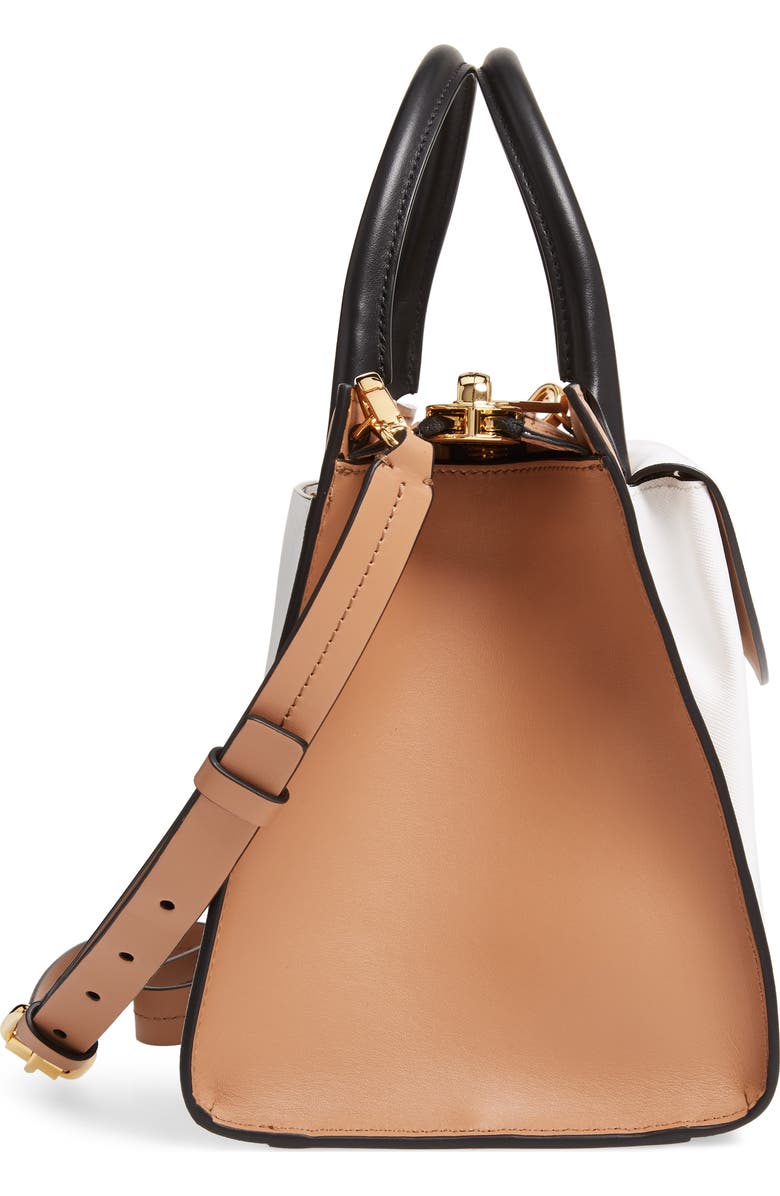 Marni Medium Law Colorblock Top Handle Satchel, Alternate, color,