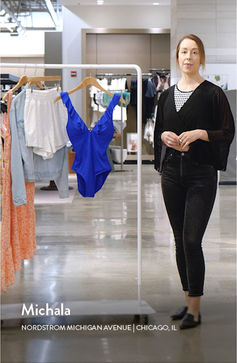 Frill One-Piece Swimsuit, sales video thumbnail