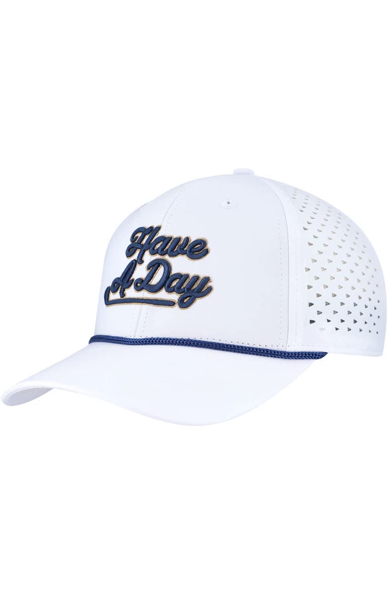 Breezy Golf Men's Breezy Golf  White THE PLAYERS Have A Day Rope Hat, Alternate, color, 