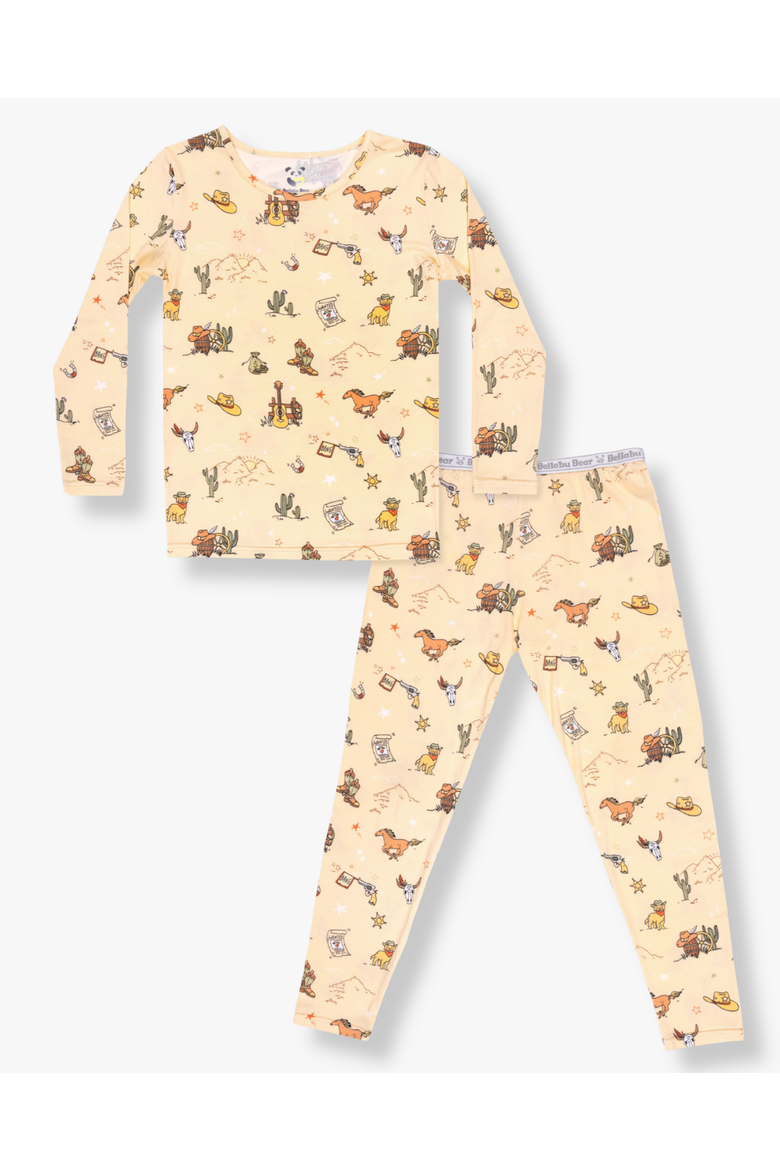 Kids' Cowboy Set of 2 Piece Pajamas, Main, color, Cowboy