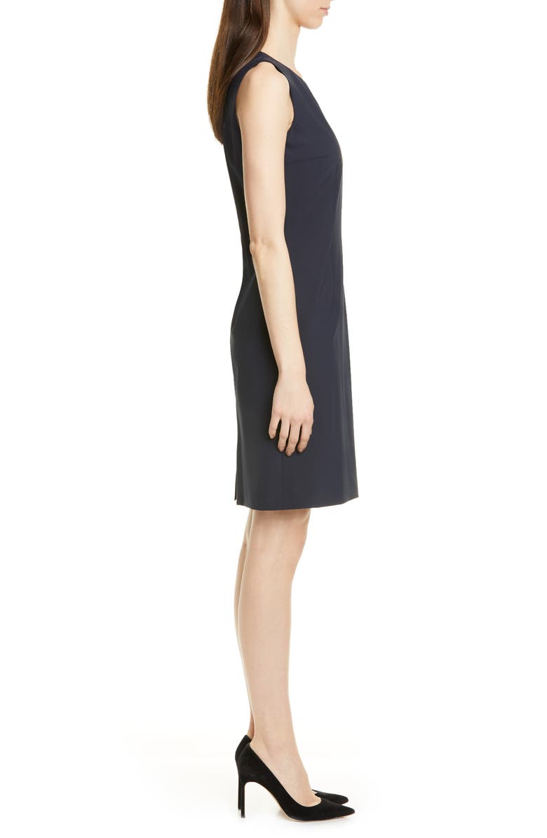 BOSS Dirusa Tropical Stretch Wool Dress, Alternate, color, 