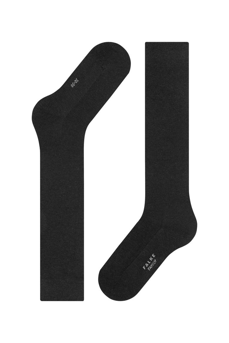 Family Knee High Socks, Alternate, color, Anthracite Melange