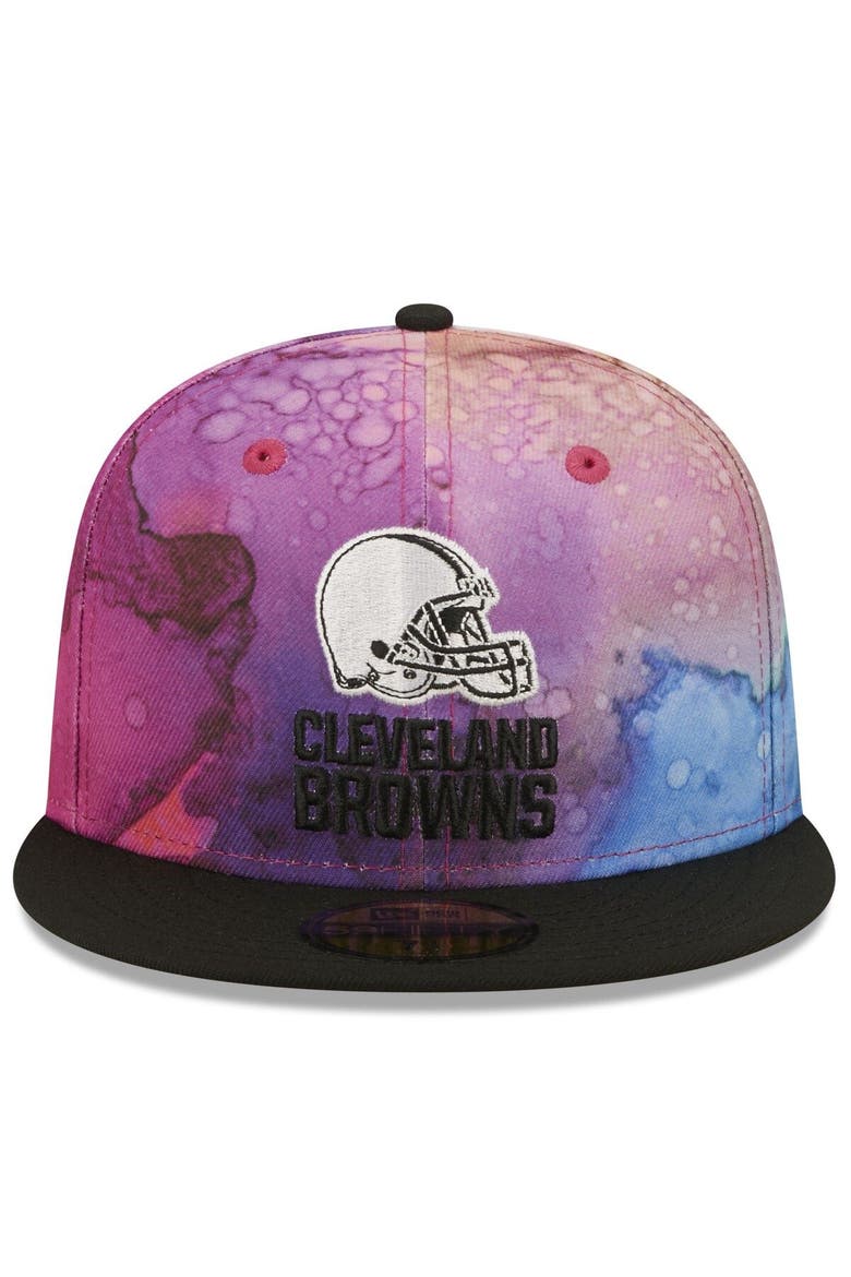 Men's New Era Pink/Black Cleveland Browns 2022 NFL Crucial Catch 59FIFTY Fitted Hat, Alternate, color, Pink