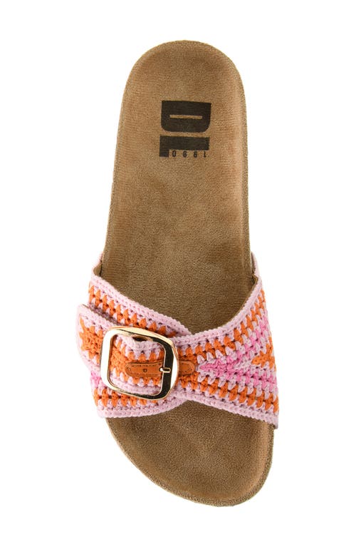 Dirty Laundry Tetra Crochet Strap Sandal In Pink