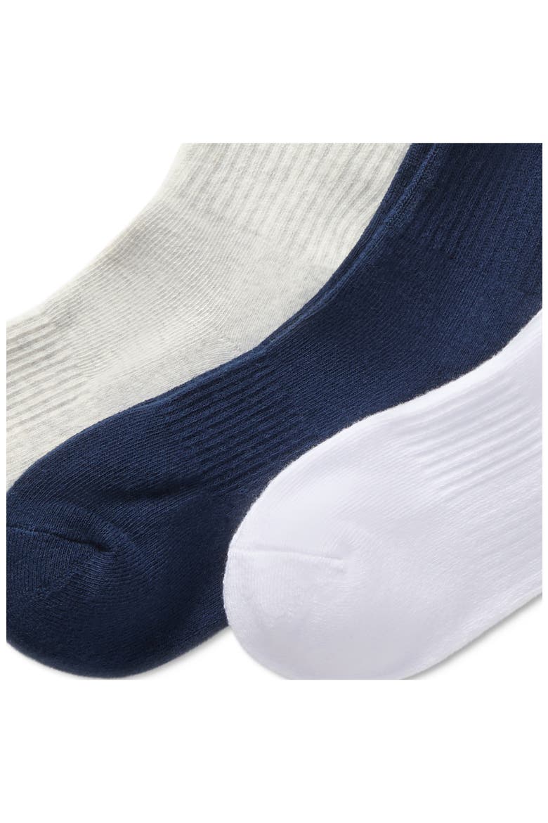 Assorted 3-Pack Bear, Polo & Pony Crew Socks, Alternate, color, WHITE/ ASSORTED