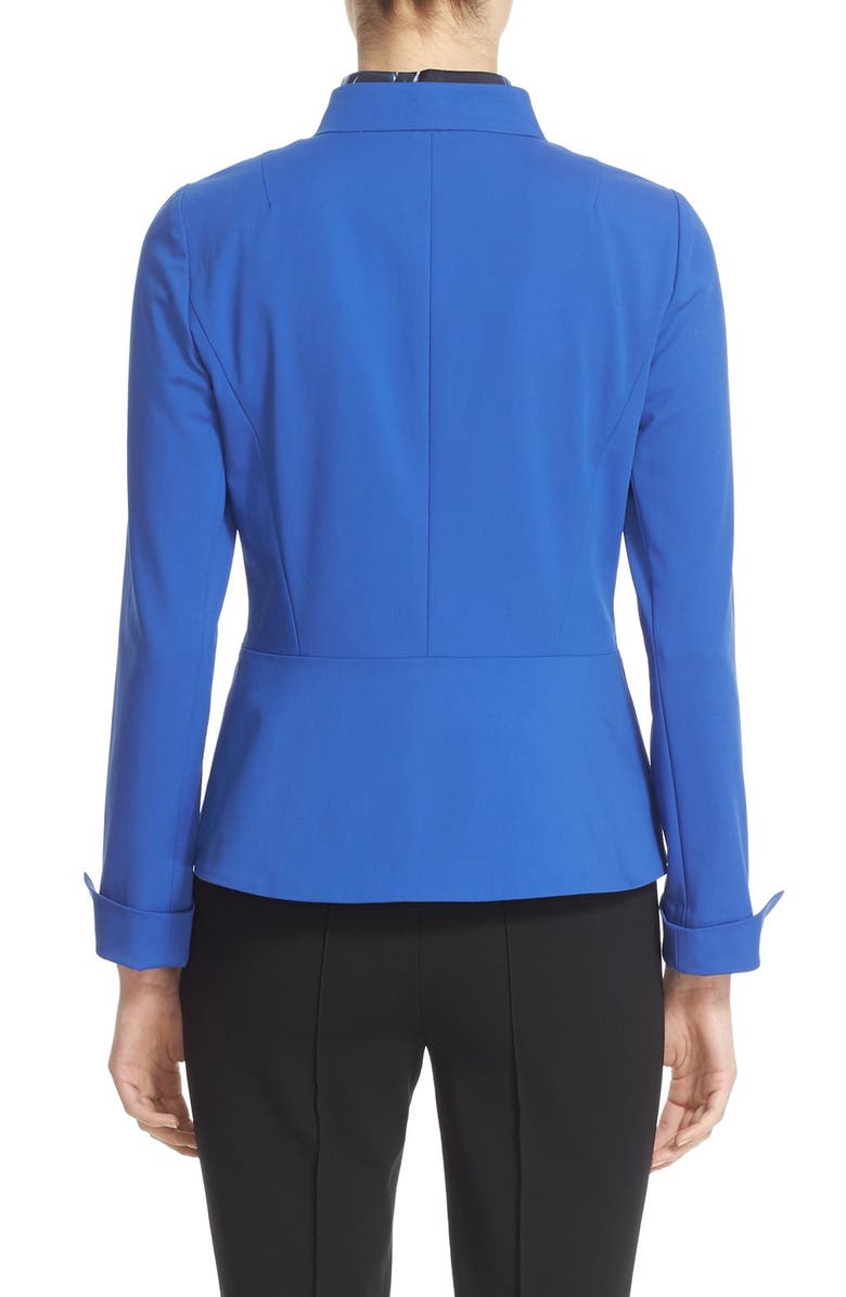 Lafayette 148 New York 'Marty' Funnel Neck Jacket, Alternate, color, 