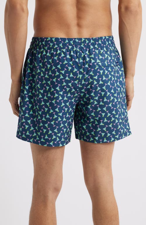 Chubbies The Margarita Mondays 5.5-inch Swim Trunks In Navy