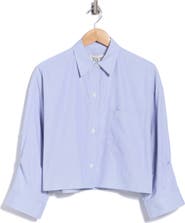 TWP Next Ex Crop Button-Up Shirt
