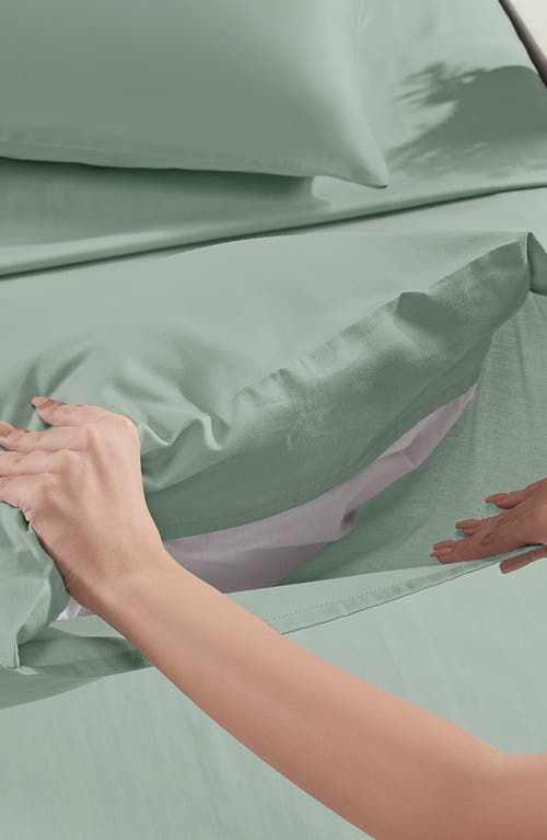 California Design Den Set Of 2 Pillowcases In Green