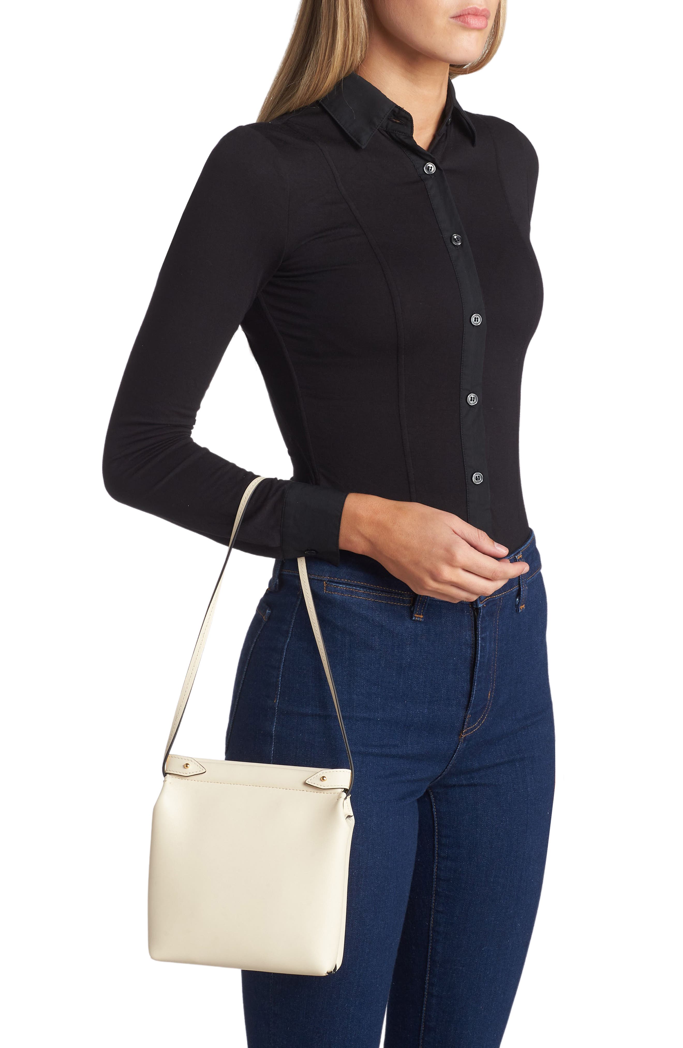 Wandler Mini Teresa Leather Shoulder Bag, Alternate, color, 