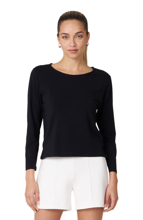 Rebody Essentials Mid Length Long Sleeve Top