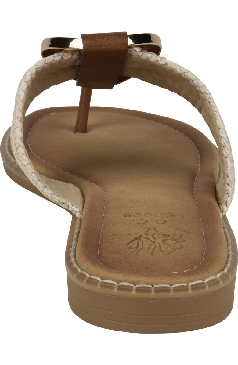 GOOD CHOICE NEW YORK Jovie Woven Flip Flop, Alternate, color, Natural