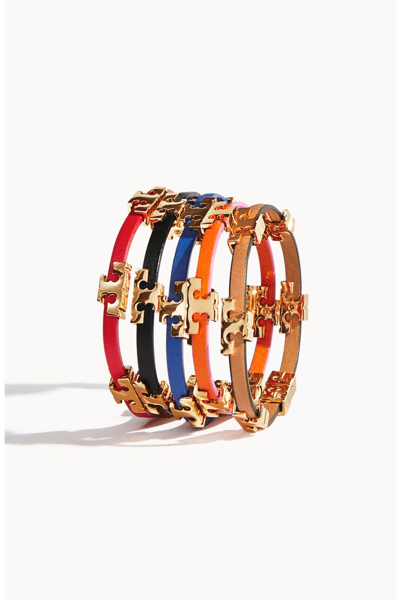 T-Logo Single Wrap Bracelet, Alternate, color, TORY GOLD / NEW IVORY