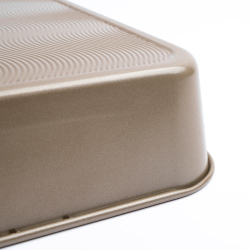 Cuisipro 15.5 X 11-inch Rectangular Steel Nonstick Roasting Pan In Brown