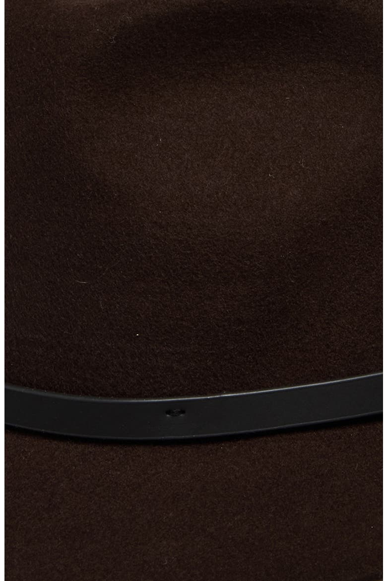 Dakota Wool Fedora, Alternate, color, ESPRESSO