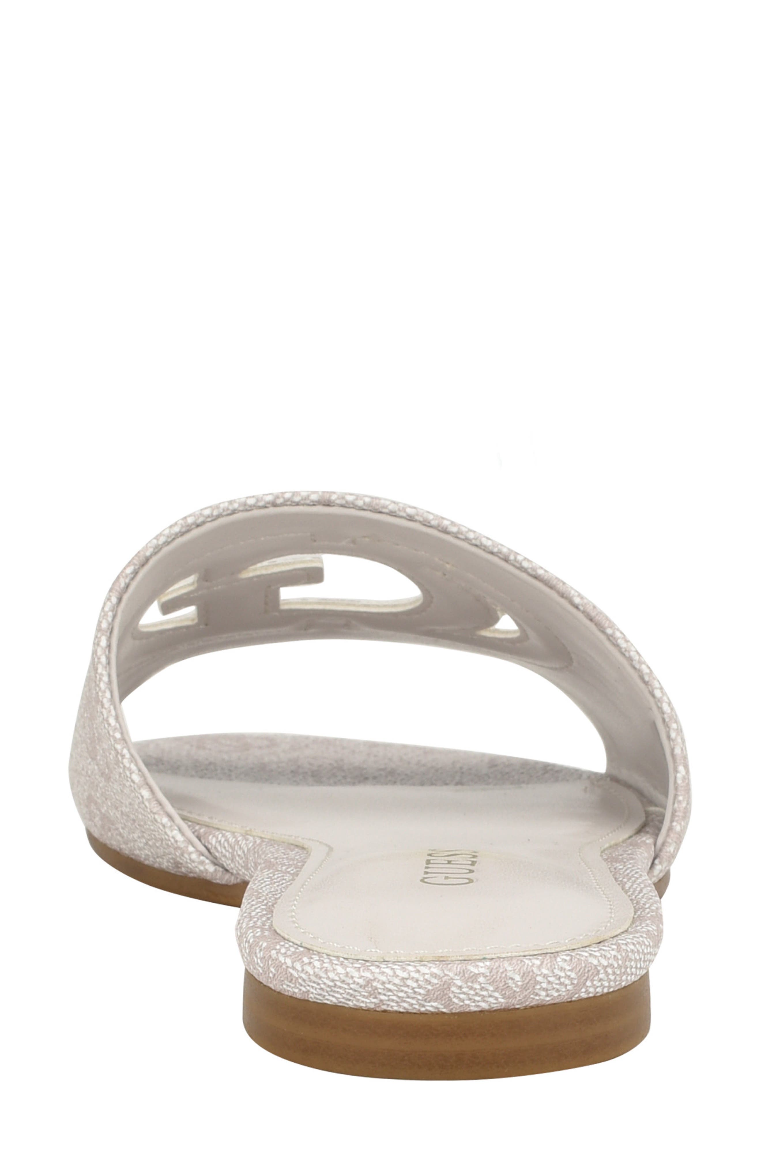 GUESS Tashia Slide Sandal, Alternate, color, Ivory