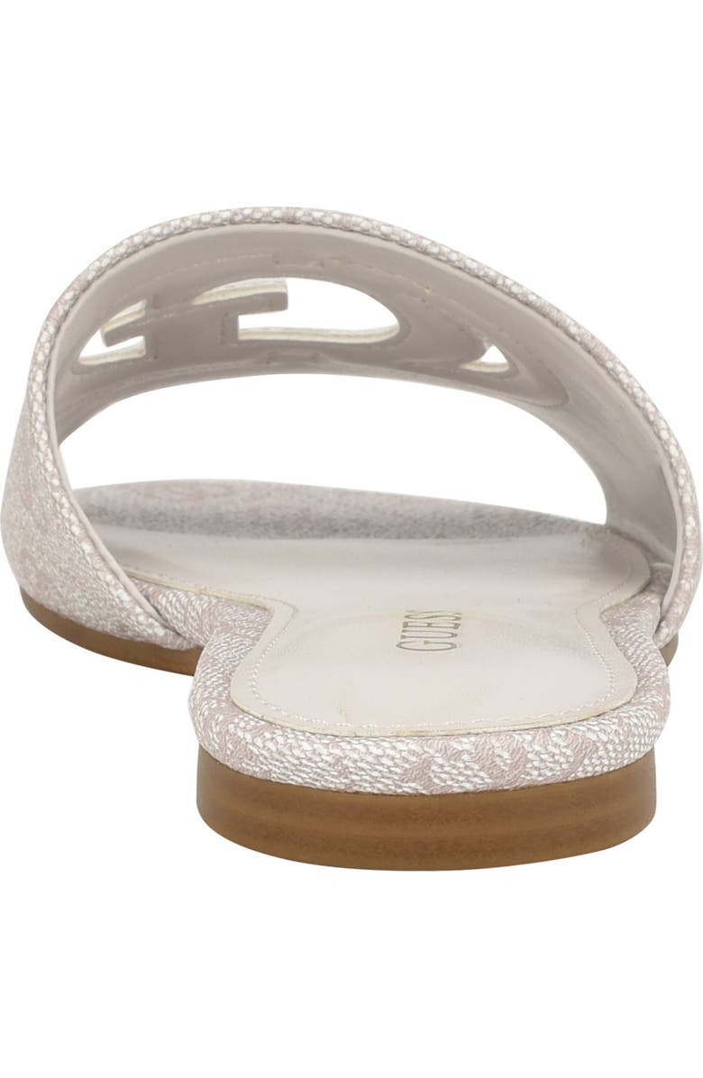GUESS Tashia Slide Sandal, Alternate, color, Ivory
