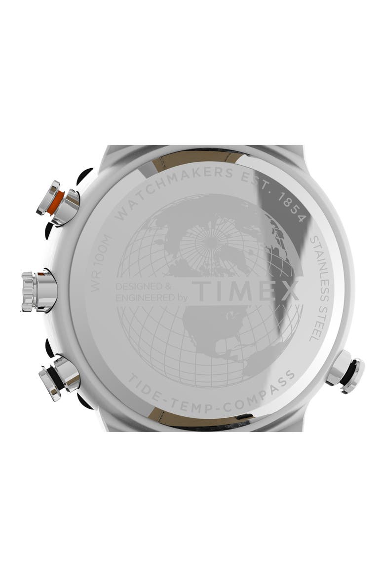 Expedition Tide Temp Compass Camo Strap Watch, 38mm, Alternate, color, SILVER/ BLACK/ CAMO