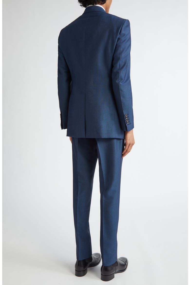 Atticus Wool & Mohair Suit, Alternate, color, AZURE BLUE