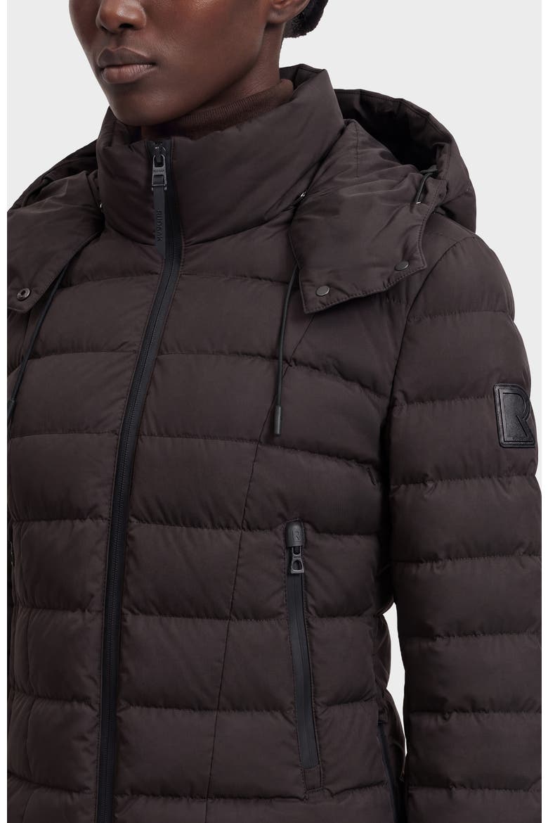 Melissa Lightweight Down Jacket, Alternate, color, Espresso