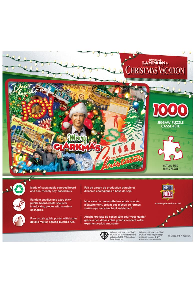 Merry Clarkmas 1000 Piece Puzzle, Alternate, color, Multicolor