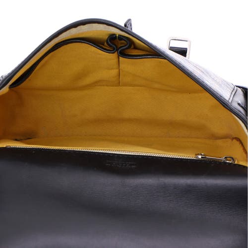 Pre-owned Goyard Goyard Belvedere Messenger Bag Coated Canvas Pm In Black