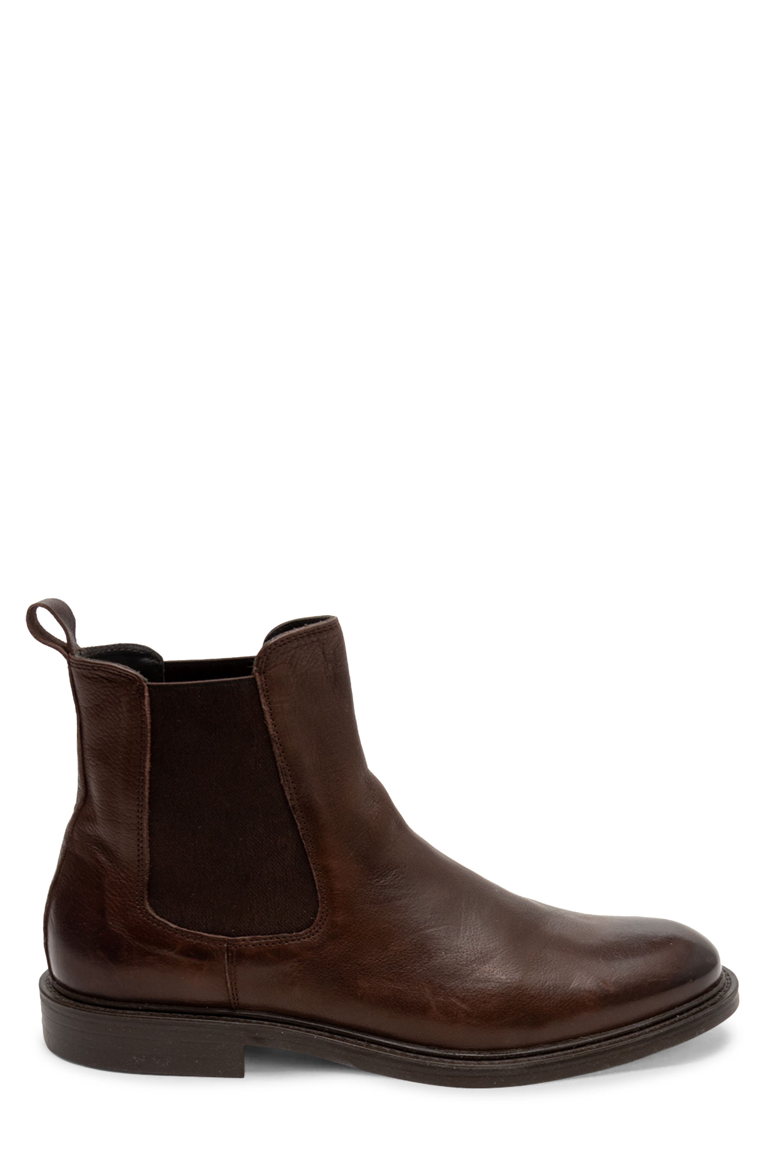 Nathan Leather Chelsea Boot, Alternate, color, CHOCOLATE